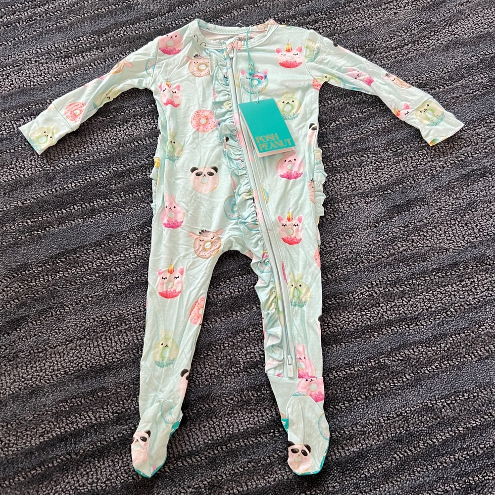 NEW posh peanut onesie 3-6months